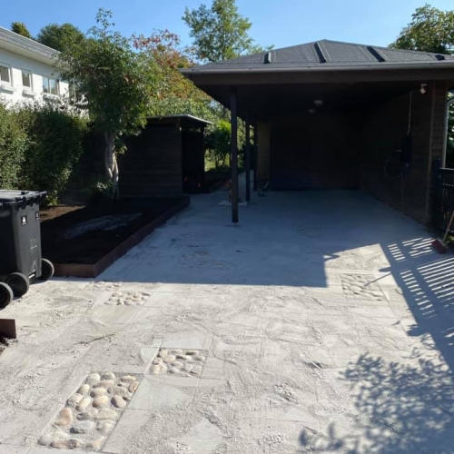 Belægning af indkørsel i Viborg